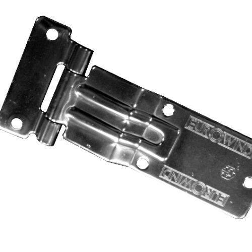 Oldalajtó zsanér 42+165×62 inox feliratos