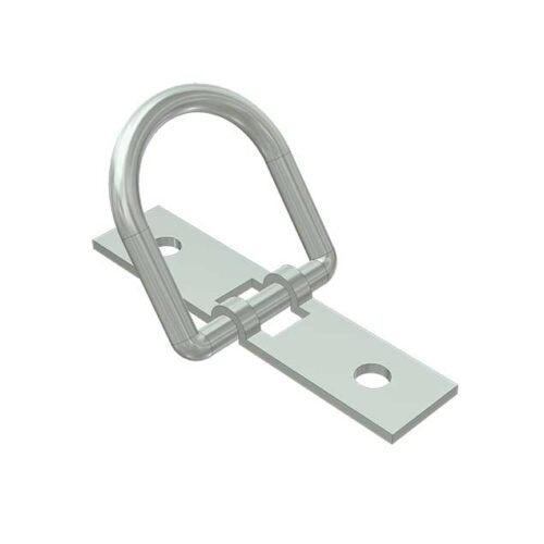 Vámzárzsinór fül garnitúra, l=19 mm, a=40 mm