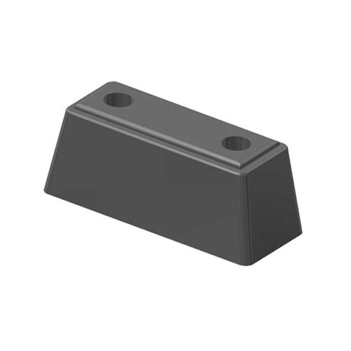 Gumiütköző 150x60x60 mm
