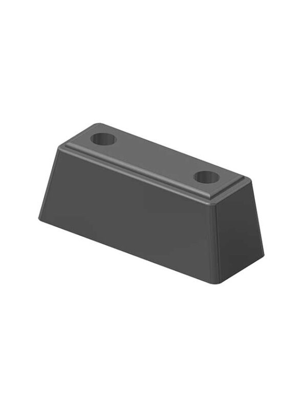 Gumiütköző 150x60x60 mm