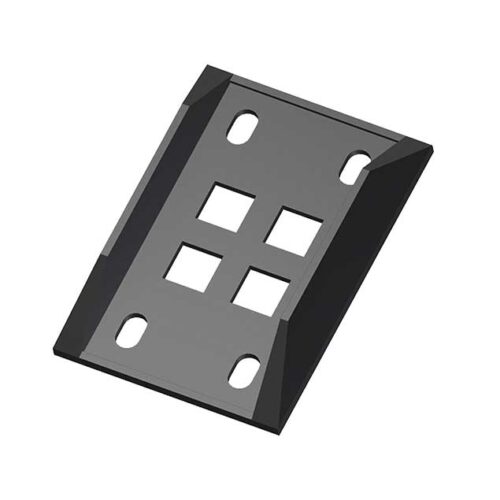 Ajtó kiakasztóhoz műanyag talp,  l=92 mm