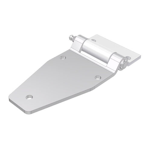 Oldalajtó zsanér 35+116×65 inox