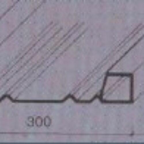 Acéloldalfal  300×1,5mm
