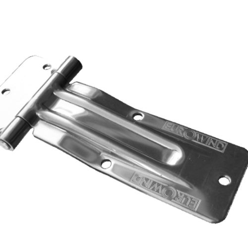 Oldalajtó zsanér 60+186×69 inox feliratos