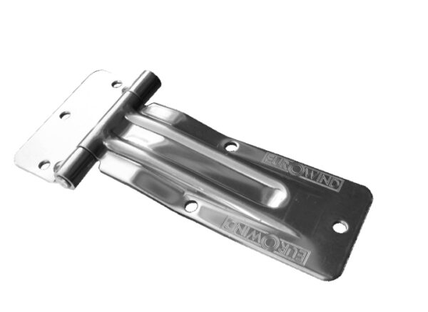 Oldalajtó zsanér 60+186x69 inox feliratos