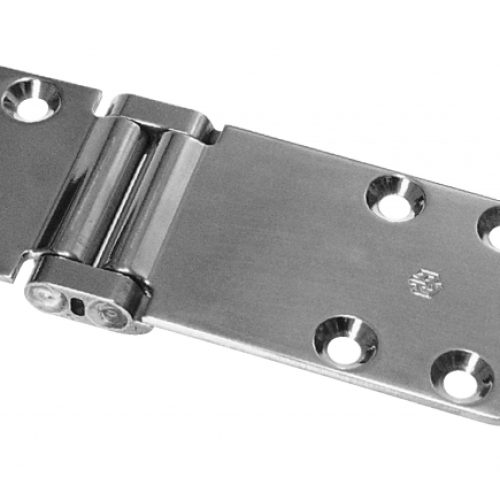 Oldalajtó zsanér 89+149×90 inox dupla forgáspontos