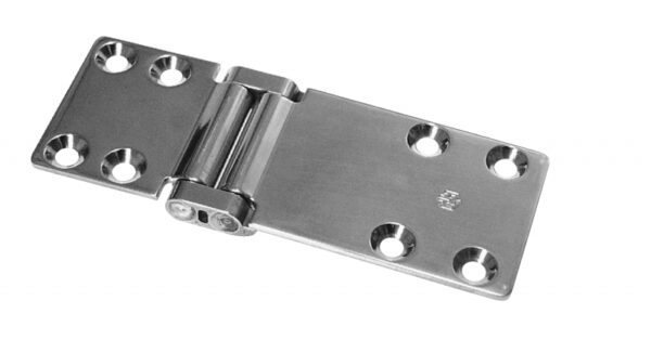 Oldalajtó zsanér 89+149x90 inox dupla forgáspontos
