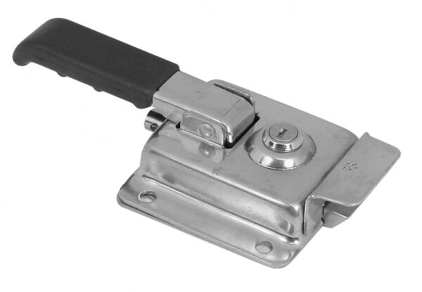 Oldalajtóhoz fogantyús fagyis zár, inox